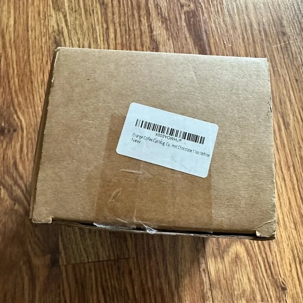 NIB Orange Cat Lovers Mug